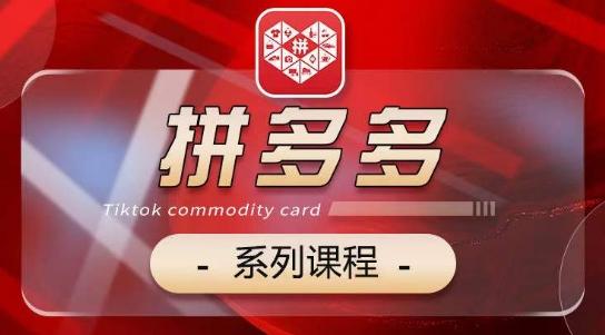 2024拼多多系列课，【基础】【运营】【活动】【推广】【玩法】5大模块-天韵资源网