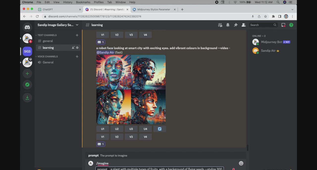 图片[2]-ChatGPT4 和 MidJourney AI 绘画聊天革命性指南教程-33节视频课-中英字幕-天韵资源网