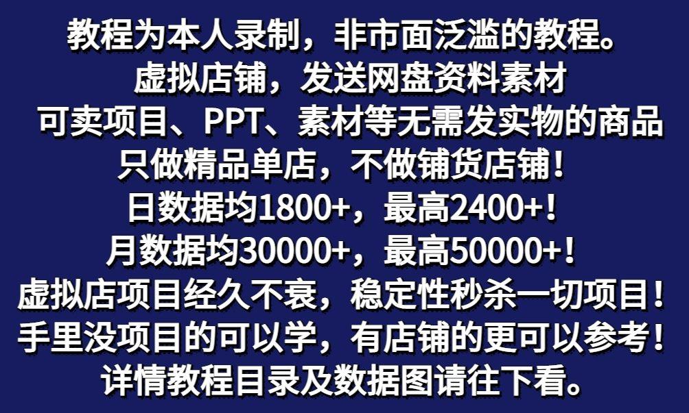 图片[2]-拼多多虚拟电商训练营月入50000+你也行，暴利稳定长久，副业首选-天韵资源网