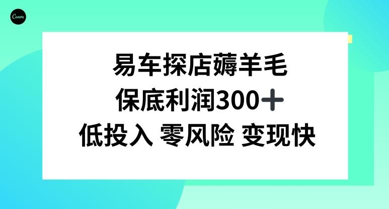 易车APP首页十亿补贴活动，选择到店补贴，保底利润300+-天韵资源网
