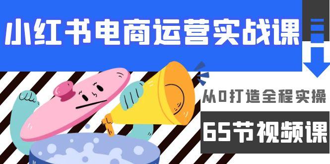 (9724期)小红书电商运营实战课，从0打造全程实操(65节视频课)-天韵资源网