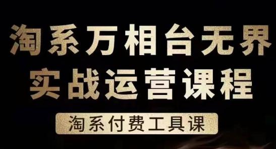 淘系万相台无界实战运营课，淘系付费工具课-天韵资源网