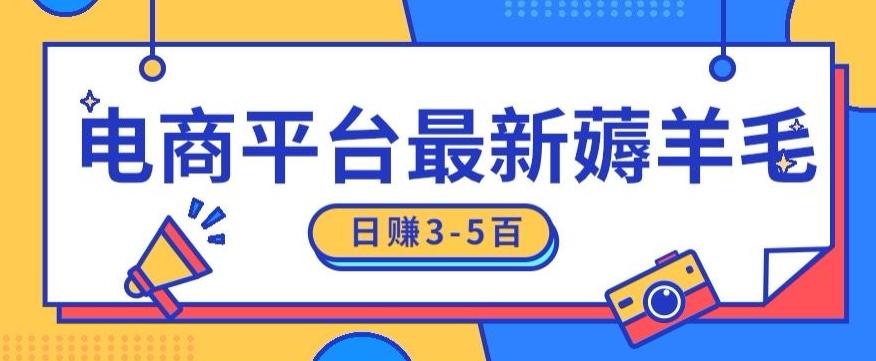 日赚300-500的电商平台薅羊毛新玩法，可重复操作，小白也可简单上手-天韵资源网