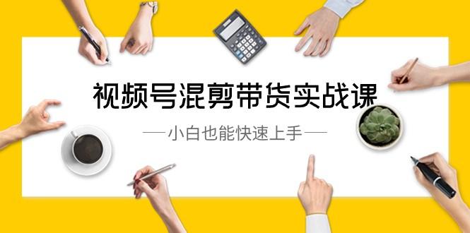 视频号混剪带货实战课，小白也能快速上手（10节课）-天韵资源网