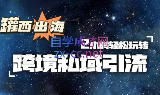 罐西老师·零基础学会跨境私域引流-天韵资源网