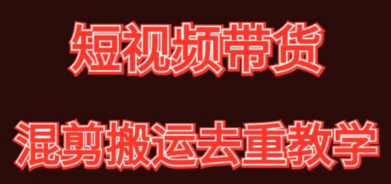 混剪去重短视频带货玩法，混剪搬运简单过原创思路分享-天韵资源网