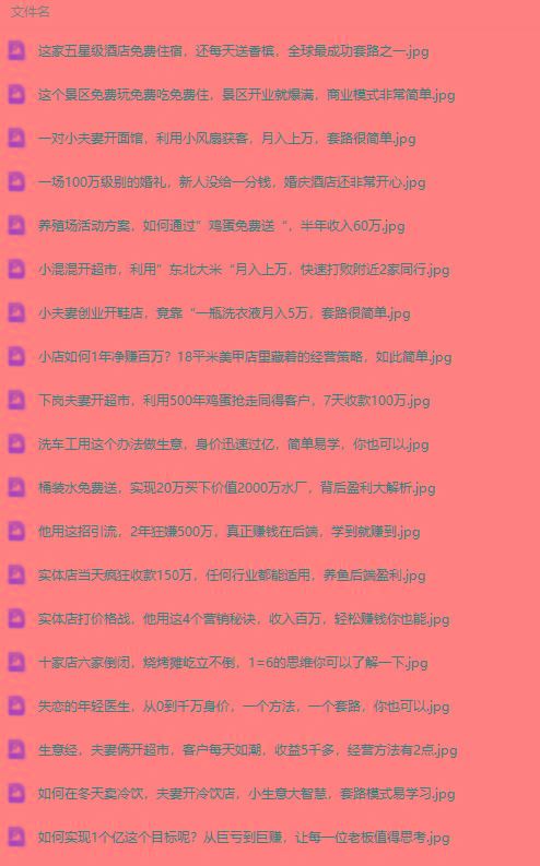 图片[2]-(9607期)真实有效391套商业模式，年入几十到几百万案例解析(电子书+视频+图文)-天韵资源网