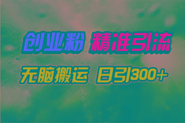 (9875期)视频号纯搬运日引300+创业粉教程！-天韵资源网