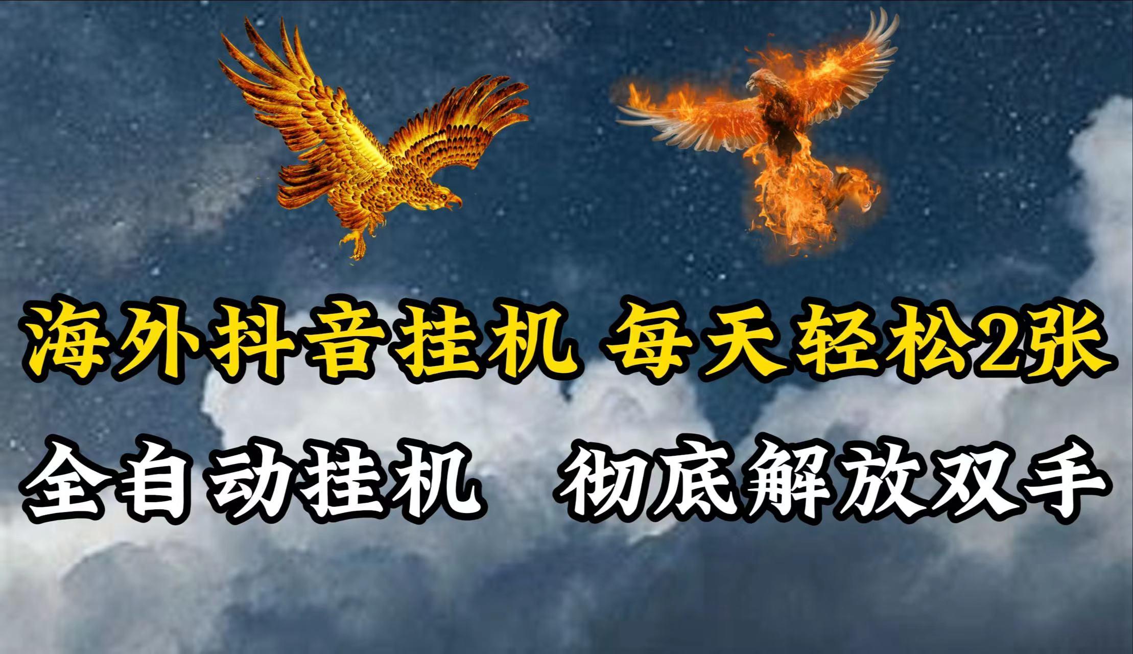海外抖音挂机，每天轻松2张，全自动挂机，彻底解放双手！-天韵资源网