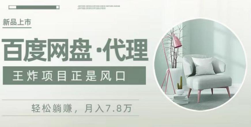 度盘代理，月入7w保姆级全方位教程-天韵资源网