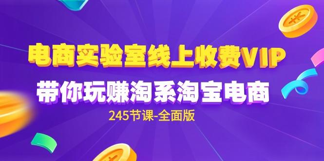 (9859期)电商-实验室 线上收费VIP，带你玩赚淘系淘宝电商(245节课-全面版)-天韵资源网