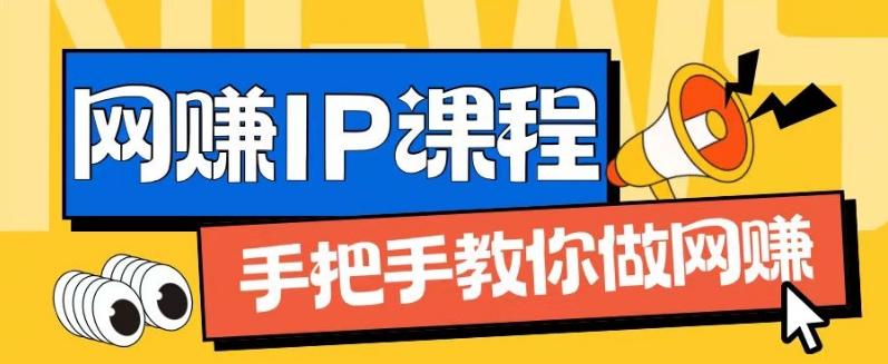 ip合伙人打造1.0，从0到1教你做网创，实现月入过万【揭秘】-天韵资源网
