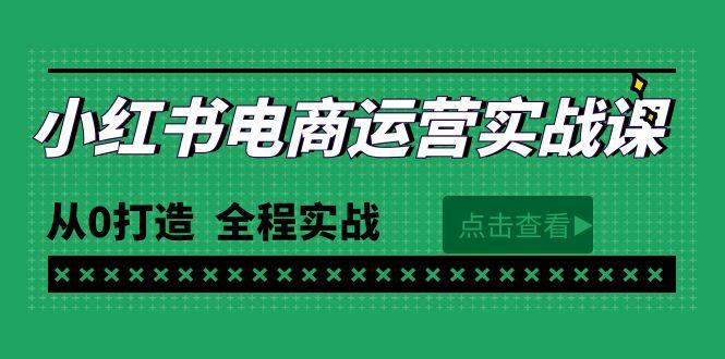 (9946期)最新小红书·电商运营实战课，从0打造  全程实战(65节视频课)-天韵资源网