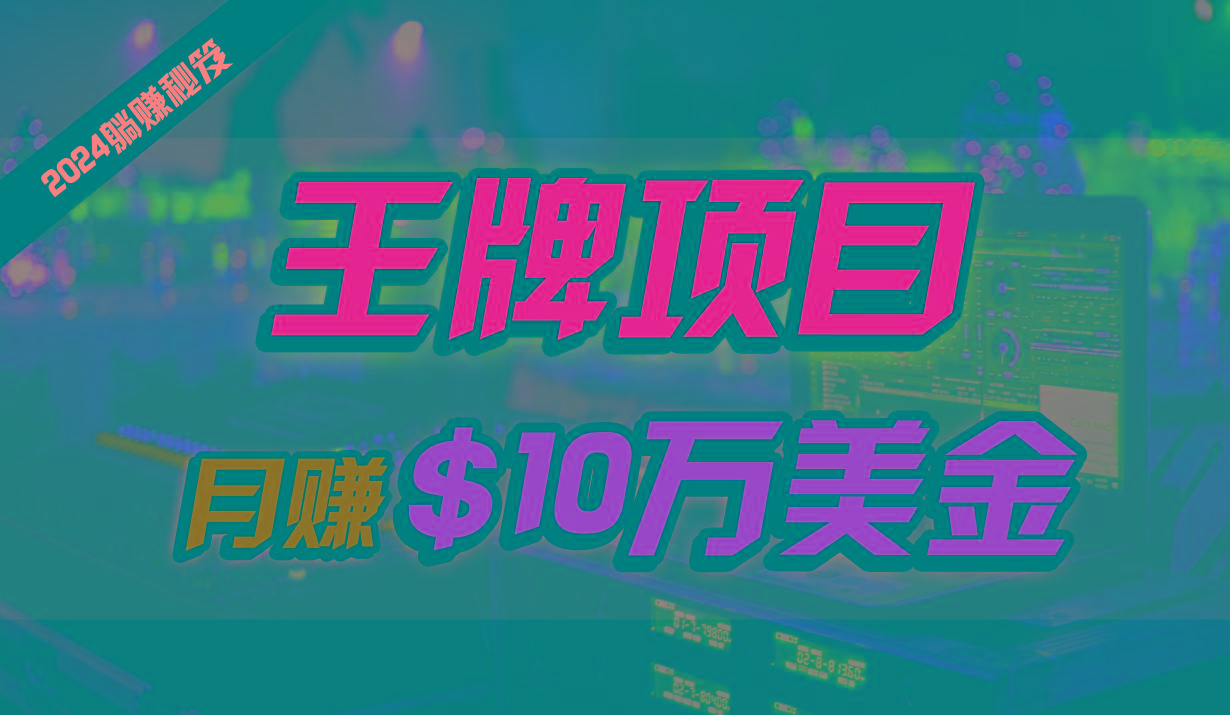 王牌项目月入10W美金，2024最新国外挂机撸U项目，全程无人值守，可批量放大！-天韵资源网