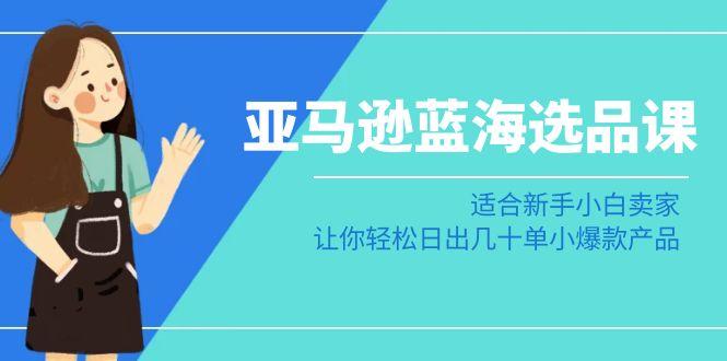 亚马逊-蓝海选品课：适合新手小白卖家，让你轻松日出几十单小爆款产品-天韵资源网