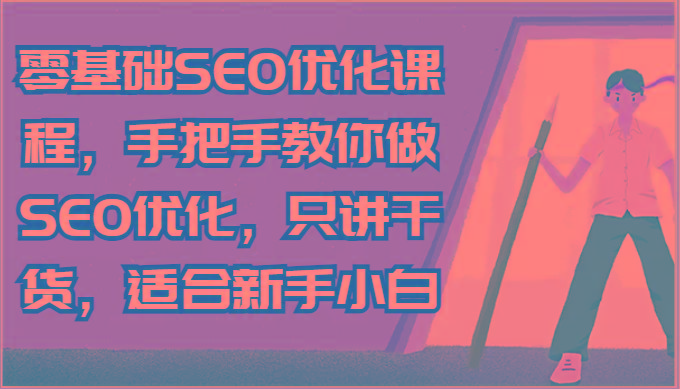 零基础SEO优化课程，手把手教你做SEO优化，只讲干货，适合新手小白-天韵资源网