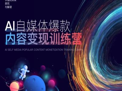 AI自媒体爆款内容变现训练营，20%底层逻辑，60%实操方法，20%案例拆解(即学即用)-天韵资源网