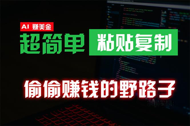 (10044期)偷偷赚钱野路子，0成本海外淘金，无脑粘贴复制 稳定且超简单 适合副业兼职-天韵资源网