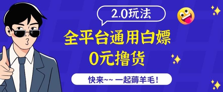 外面收费2980的全平台通用白嫖撸货项目2.0玩法【仅揭秘】-天韵资源网