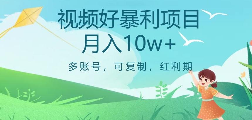 视频号暴利项目，多账号，可复制，红利期，月入10w+【揭秘】-天韵资源网