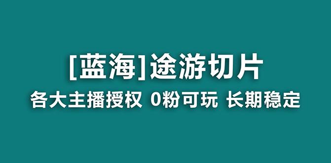 抖音途游切片，龙年第一个蓝海项目，提供授权和素材，长期稳定，月入过万-天韵资源网