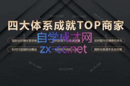 华曜·阿里巴巴国际站认知及直通车实操课程-天韵资源网