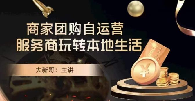 大新哥·商家团购自运营-玩转本地生活-天韵资源网