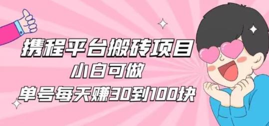 携程旅游搬砖新玩法，日入100+小白可直接上手-天韵资源网