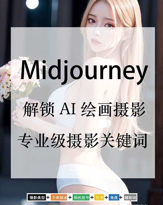 Midjourney关键词-解锁AI绘画专业级人工智能摄影关键词表-天韵资源网