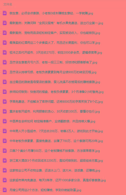 图片[3]-(9607期)真实有效391套商业模式，年入几十到几百万案例解析(电子书+视频+图文)-天韵资源网