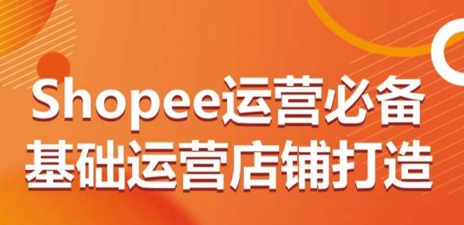 Shopee运营必备基础运营店铺打造，多层次的教你从0-1运营店铺-天韵资源网