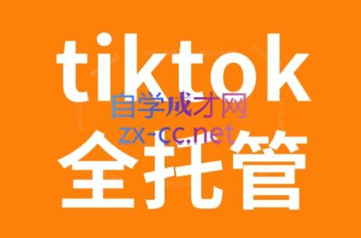 TikTok跨境电商全托管运营模式精品课-天韵资源网