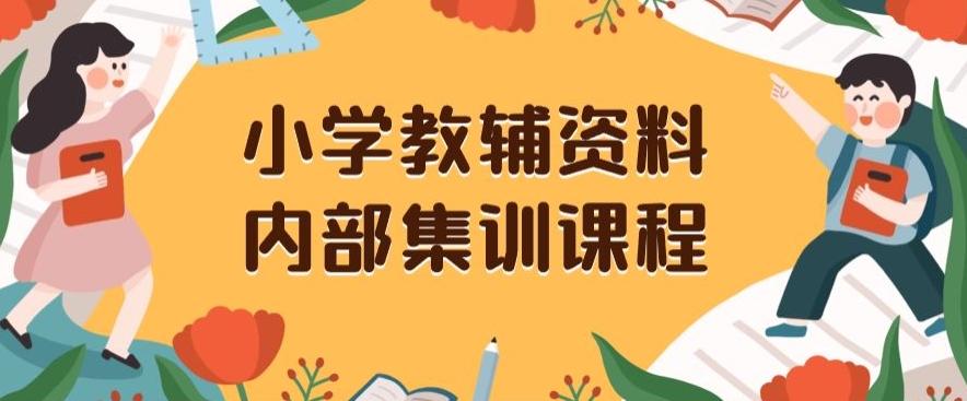 小学教辅资料，内部集训保姆级教程，私域一单收益29-129（教程+资料）-天韵资源网