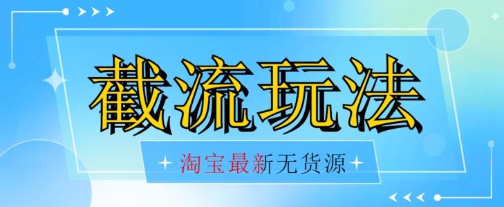 首发价值2980最新淘宝无货源不开车自然流超低成本截流玩法日入300+【揭秘】【1016更新】-天韵资源网