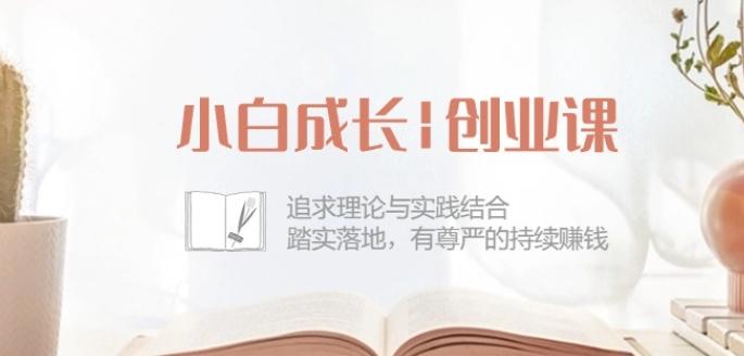 小白成长创业课：追求理论与实践结合，踏实落地，有尊严的持续赚钱-42节-天韵资源网
