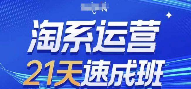 淘系运营21天速成班(更新24年7月)，0基础轻松搞定淘系运营，不做假把式-天韵资源网