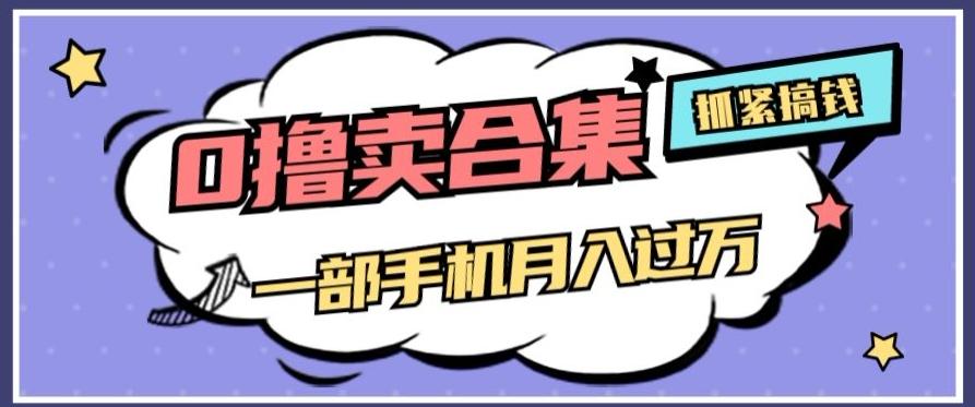 0撸项目月入过万，售卖全套ai工具合集，一单29.9元，一部手机即可【揭秘】-天韵资源网