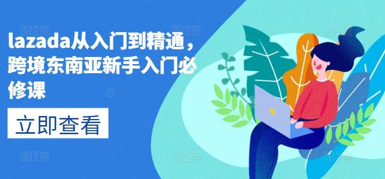 lazada从入门到精通，跨境东南亚新手入门必修课-天韵资源网