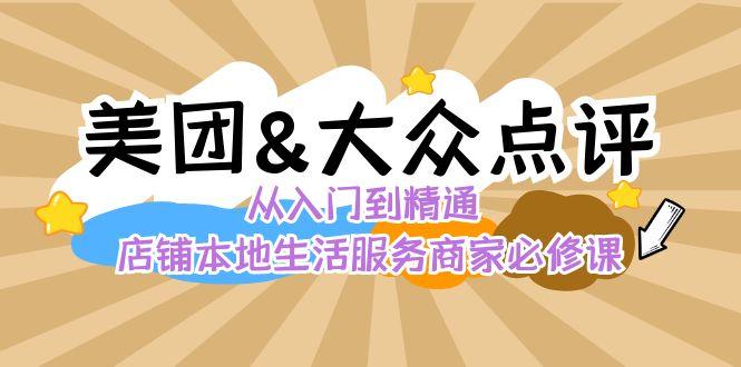 美团+大众点评 从入门到精通：店铺本地生活 流量提升 店铺运营 推广秘术 评价管理-天韵资源网