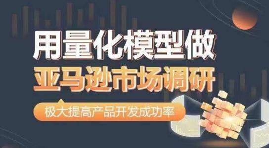 用量化模型做亚马逊市场调研，从数据出发，更高效更准确做判断，极大提高产品开发成功率-天韵资源网