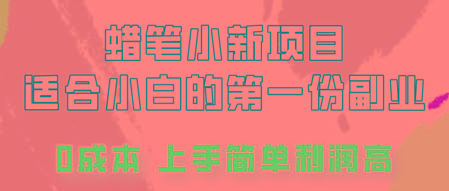 蜡笔小新项目拆解，0投入，0成本，小白一个月也能多赚3000+-天韵资源网