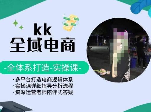 KK全域电商，全体系打造实操课，多平台打造电商逻辑体系-天韵资源网