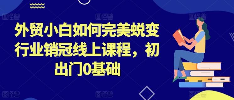 外贸小白如何完美蜕变行业销冠线上课程，初出门0基础-天韵资源网