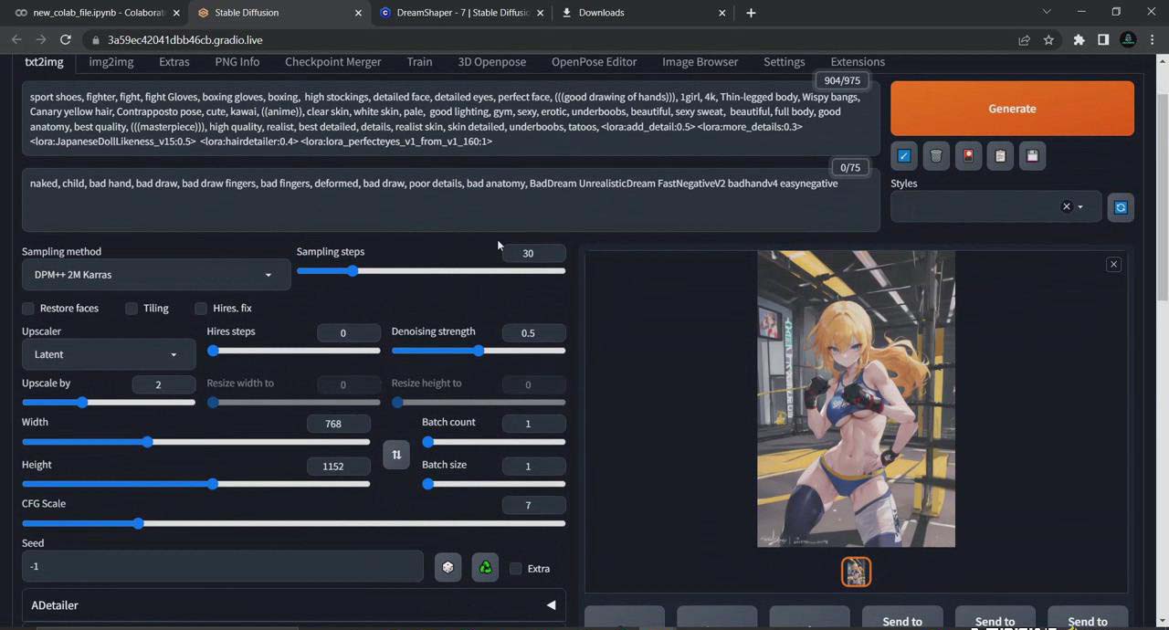 图片[4]-利用Stable Diffusion创建动漫艺术图像使用AI绘画赚钱-中英字幕-天韵资源网