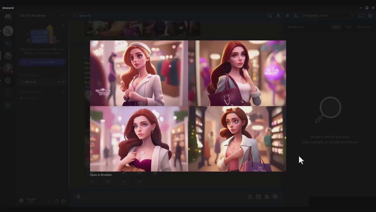 图片[5]-掌握 MidJourney V5 AI + ChatGPT创建一致的角色设计图像-22节课-中英字幕-天韵资源网