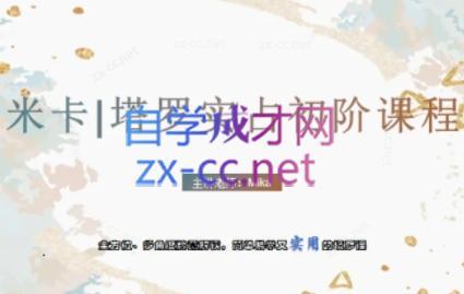 米卡·实占塔罗初阶课-天韵资源网