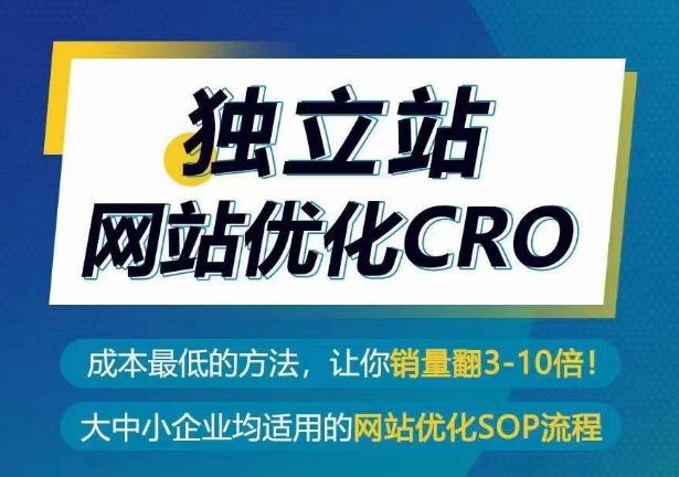 独立站网站优化CRO，成本最低的方法，让你销量翻3-10倍-天韵资源网