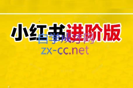 日日老师·小红书电商进阶版-天韵资源网